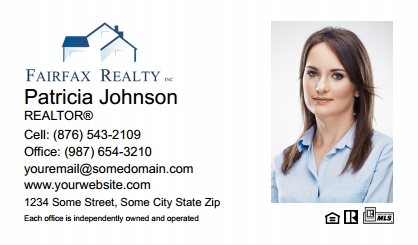 Fairfax Realty Business Card Labels FRI-BCL-006