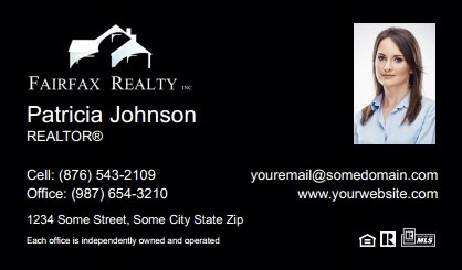 Fairfax-Realty-Business-Card-Compact-With-Small-Photo-TH02B-P2-L3-D3-Black