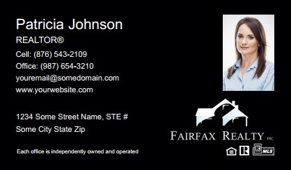 Fairfax-Realty-Business-Card-Compact-With-Small-Photo-TH23B-P2-L3-D3-Black