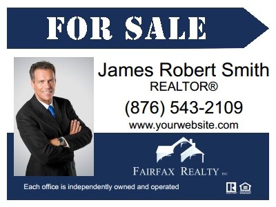 Fairfax Realty Inc Real Estate Yard Signs FRI-PAN1824CPD-007