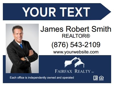 Fairfax Realty Inc Real Estate Yard Signs FRI-PAN1824CPD-008