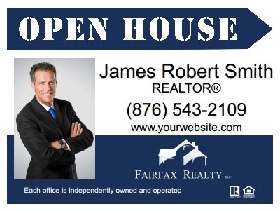 Fairfax Realty Inc Real Estate Yard Signs FRI-PAN1824CPD-009