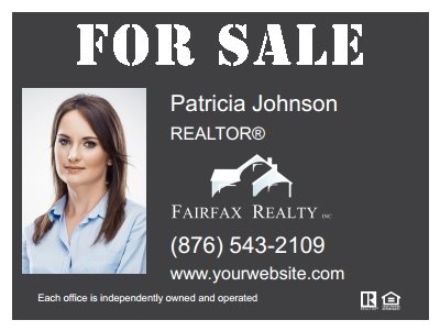  Fairfax Realty Inc Yard Signs FRI-PAN1824AL-001