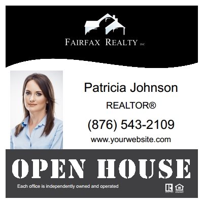 Fairfax Realty Inc Yard Signs FRI-PAN2424AL-006