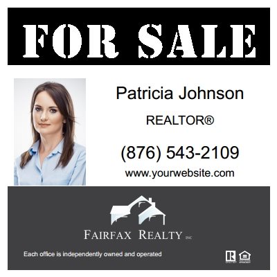Fairfax Realty Inc Yard Signs FRI-PAN2424AL-007
