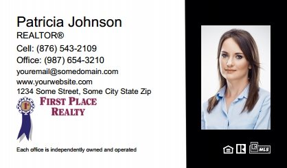 First-Place-Realty-Canada-Business-Card-Compact-With-Medium-Photo-T4-TH07BW-P2-L1-D3-Black-White