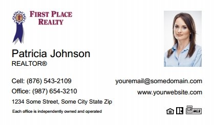 First-Place-Realty-Canada-Business-Card-Compact-With-Small-Photo-T4-TH24W-P2-L1-D1-White