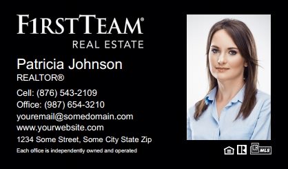 First Team Real Estate Business Cards FTRE-BC-004