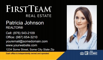 First-Team-Real-Estate-Business-Card-Compact-With-Full-Photo-TH08C-P2-L3-D3-Black-Blue-Others