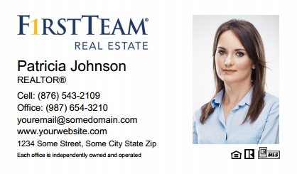 First Team Real Estate Business Card Labels FTRE-BCL-006
