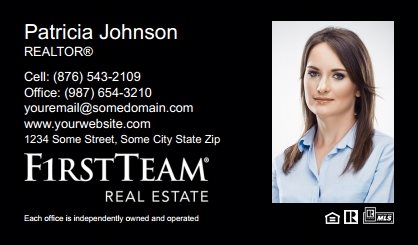 First Team Real Estate Business Card Labels FTRE-BCL-007