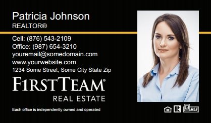 First Team Real Estate Business Card Labels FTRE-BCL-008