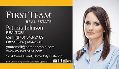First-Team-Real-Estate-Business-Card-Compact-With-Full-Photo-TH18-P2-L3-D3-Black-Others