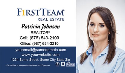 First-Team-Real-Estate-Business-Card-Compact-With-Full-Photo-TH20-P2-L1-D3-White-Blue