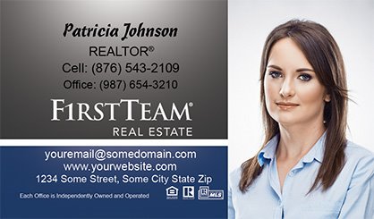 First-Team-Real-Estate-Business-Card-Compact-With-Full-Photo-TH22-P2-L3-D3-Black-White-Blue-Others