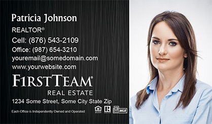 First-Team-Real-Estate-Business-Card-Compact-With-Full-Photo-TH23-P2-L3-D3-Black-Others