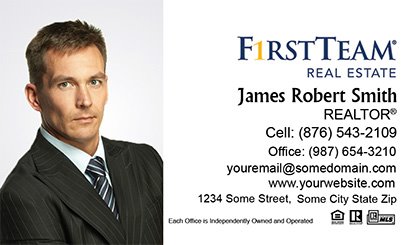 First-Team-Real-Estate-Business-Card-Compact-With-Full-Photo-TH28-P1-L1-D1-White
