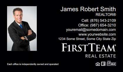 First-Team-Real-Estate-Business-Card-Compact-With-Medium-Photo-TH10B-P1-L3-D3-Black