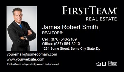 First-Team-Real-Estate-Business-Card-Compact-With-Medium-Photo-TH17B-P1-L3-D3-Black