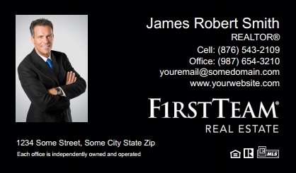 First-Team-Real-Estate-Business-Card-Compact-With-Medium-Photo-TH20B-P1-L3-D3-Black