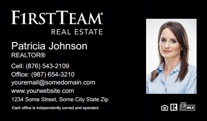 First-Team-Real-Estate-Business-Card-Compact-With-Medium-Photo-TH24B-P2-L3-D3-Black