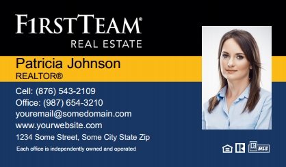 First-Team-Real-Estate-Business-Card-Compact-With-Medium-Photo-TH24C-P2-L3-D3-Black-Blue-Others