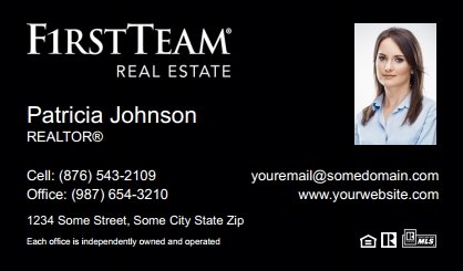 First-Team-Real-Estate-Business-Card-Compact-With-Small-Photo-TH02B-P2-L3-D3-Black