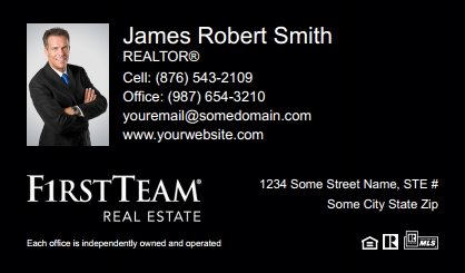 First-Team-Real-Estate-Business-Card-Compact-With-Small-Photo-TH04B-P1-L3-D3-Black