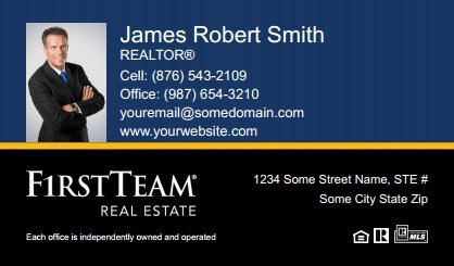 First-Team-Real-Estate-Business-Card-Compact-With-Small-Photo-TH04C-P1-L3-D3-Black-Blue-Others