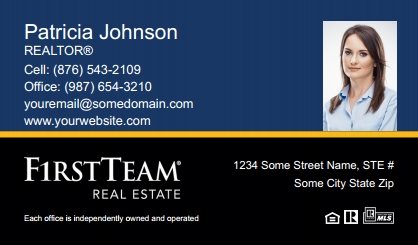 First-Team-Real-Estate-Business-Card-Compact-With-Small-Photo-TH05C-P2-L3-D3-Black-Blue-Others