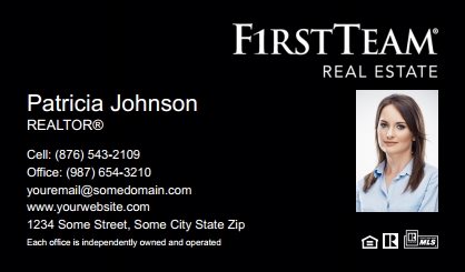 First-Team-Real-Estate-Business-Card-Compact-With-Small-Photo-TH06B-P2-L3-D3-Black