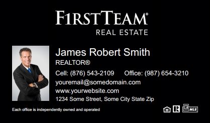 First-Team-Real-Estate-Business-Card-Compact-With-Small-Photo-TH16B-P1-L3-D3-Black