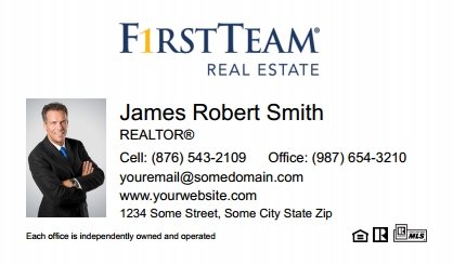 First-Team-Real-Estate-Business-Card-Compact-With-Small-Photo-TH16W-P1-L1-D1-White