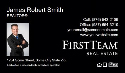 First-Team-Real-Estate-Business-Card-Compact-With-Small-Photo-TH21B-P1-L3-D3-Black