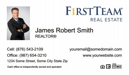 First-Team-Real-Estate-Business-Card-Compact-With-Small-Photo-TH25W-P1-L1-D1-White