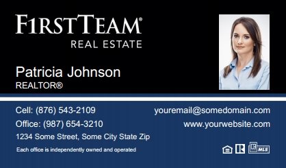 First-Team-Real-Estate-Business-Card-Compact-With-Small-Photo-TH26C-P2-L3-D3-Black-Blue-White