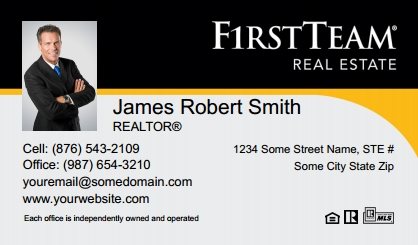 First-Team-Real-Estate-Business-Card-Compact-With-Small-Photo-TH27C-P1-L3-D1-Black-White-Others