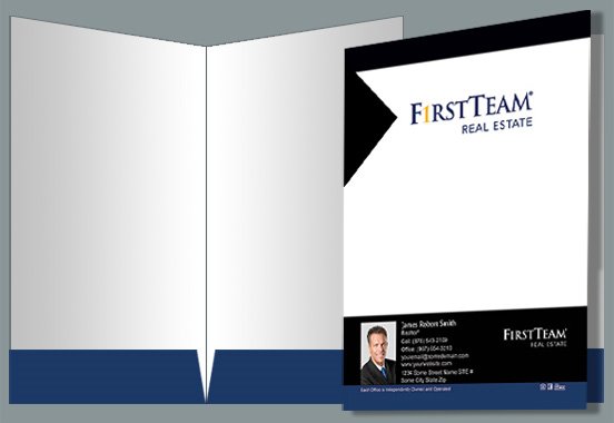 First Team Real Estate Presentation Folders FTRE-PF-001