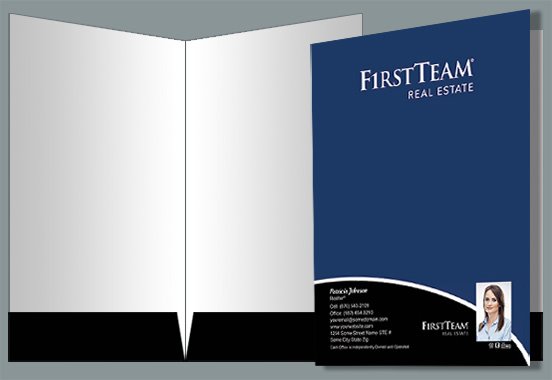 First Team Real Estate Presentation Folders FTRE-PF-013