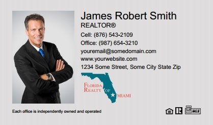 Florida Realty Business Card Labels FRMC-BCL-001