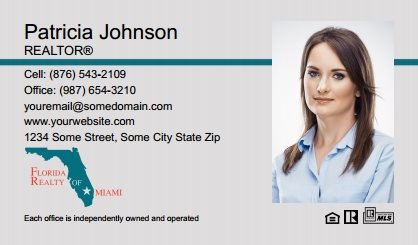 Florida Realty Business Card Labels FRMC-BCL-005