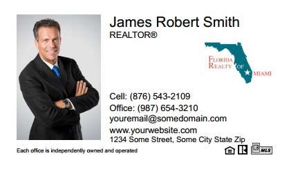 Florida Realty Business Card Magnets FRMC-BCM-008