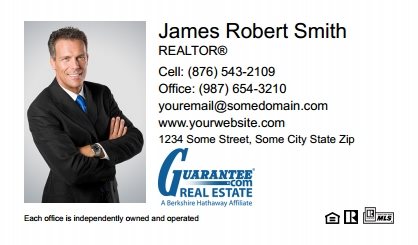 Guarantee Real Estate Business Cards GRE-BC-001