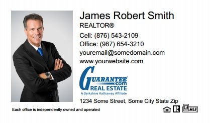 Guarantee Real Estate Business Cards GRE-BC-006