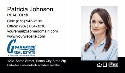 Guarantee Real Estate Business Cards GRE-BC-007