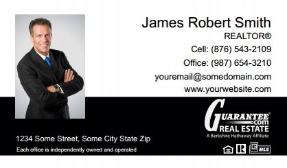 Guarantee-Real-Estate-Business-Card-Compact-With-Medium-Photo-T2-TH09BW-P1-L3-D3-Black-White