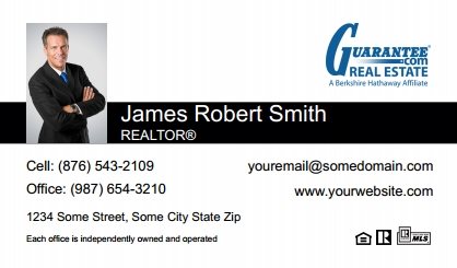Guarantee-Real-Estate-Business-Card-Compact-With-Small-Photo-T2-TH16BW-P1-L1-D1-Black-White