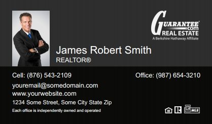 Guarantee-Real-Estate-Business-Card-Compact-With-Small-Photo-T2-TH20BW-P1-L3-D3-Black
