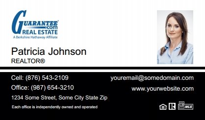 Guarantee-Real-Estate-Business-Card-Compact-With-Small-Photo-T2-TH24BW-P2-L1-D3-Black-White