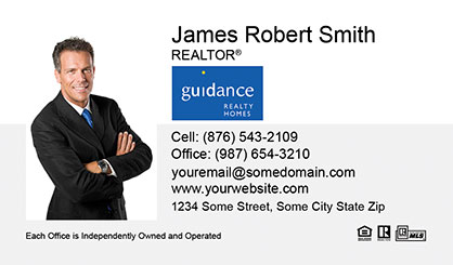 Guidance Realty Business Card Magnets GRH-BCM-001